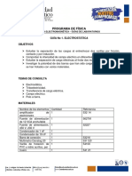 GUÍA No 1. ELECTROSTÁTICA PDF