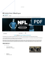 NFL Combine Trainer - 8-Week Program