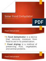 Solar Food Dehydator