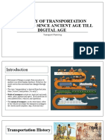 History of Transportation Planning Since Ancient Age Till2