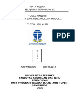 TUGAS 1 PEMBELAJARAN TERPADU Di SD