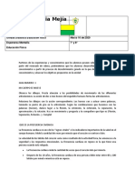 GUIA EDUCACION FISICA TRABAJO EN CASA Grado 8°y 9°