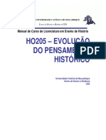 Evolucao Do Pensamento Historico PDF