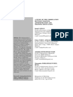 A Study of The Correlation Between Training Administration and Training Motivation