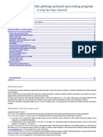 PLOTXY - A Scientific Plotting and Post-Processing Program: A Step-By-Step Tutorial