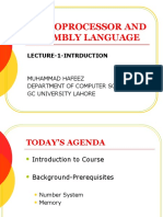 Microprocessor and Assembly Language: Lecture-1-Intrduction