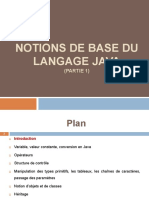 Notions de Base en Java (Partie 1)