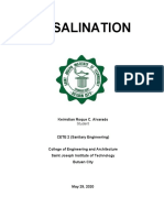 Desalination: Keirrstian Roque C. Alvarado