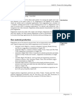 Magnesium Alloys: Raw Material Production