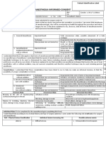 Anesthesia Informed Consent