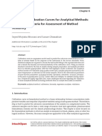 Linearity of Calibration Curves For Analytical Methods: A Review of Criteria For Assessment of Method Reliability