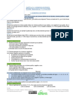 CAPÍTULO 4 - NÚMEROS ENTEROS. TEORÍA. Matemáticas 1º y 2º de ESO