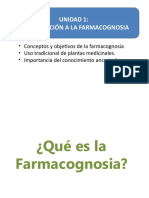 Unidad 1 - Introducción - Introduccion A La Farmacognosia