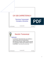 1 CIV 325 CARRETERAS II Secciones PDF