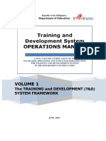 Volume 1 Training Development System Framework PDF