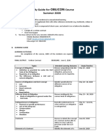 OBLICON Study Guide