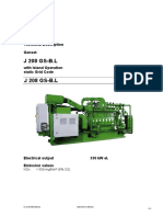 J 208 GS-B.L: Technical Description Genset