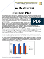 Italian Restaurant Business Plan