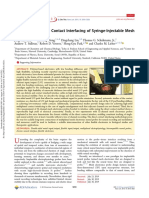 Nanoenabled Direct Contact Interfacing of Syringe Injectable Mesh Electronics