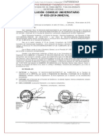 Reglamento de Internado y Externado 2019