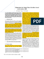 Harmonic Current Elimination For Single-Phase Rectifiers Based Carrier Phase-Shift