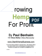 Growing Hemp For Profit