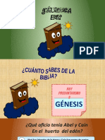 PREGUNTAS DE LA BIBLIA Génesis