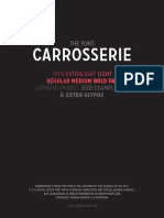 Carrosserie: The Font