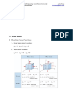 Plane Strees and Plane Strain