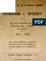 Petrosian v. Spassky, Matches 1966 y 1969 - 1969 Revista Ajedrez Nâº 26