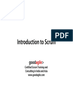 Goodagile Scrum Presentation PDF