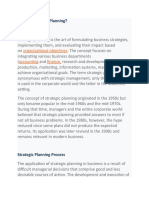 Lecture 5 - 3 What Is Strategic Planning