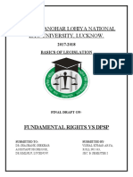 Dr. Ram Manohar Lohiya National Law University, Lucknow.: Fundamental Rights Vs DPSP