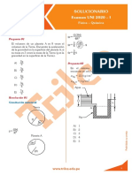 Solucionario: Examen UNI 2020 - I