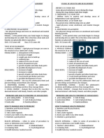 Stages of Growth and Development