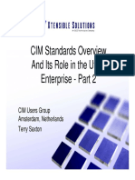 CIM Standards Overview Layers 2 and 3