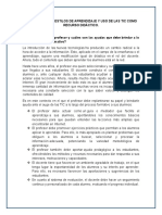 Aa3-Ev1. Taller - Estilos de Aprendizaje y Uso de Las Tic Como Recurso Didáctico