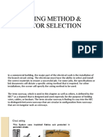 Wiring Method & Motor Selection