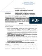 Tutela Municipio de Caucasia y Colpensiones Calculo Actuarial