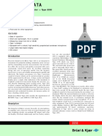 Product Data: Precision Sound Level Meter - Type 2232