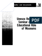 1958 - UNESCO Regional Seminar On The Educational Role of Museums, Rio de Janeiro