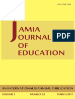 Jamiajournalofeducation Vol3 n2 2017march PDF