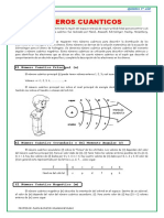 Clasificacion de Los Numeros Cuanticos para Quinto de Secundaria