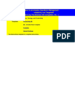 Excel Templates To Accompany Operations Management, Eleventh Edition Created by Lee Tangedahl