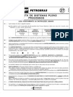 Prova 2006-05 PETROBRAS Anal. Sist. Pleno Processos - Cesgranrio