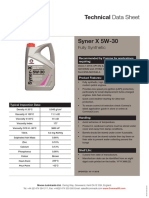 Technical Data Sheet: Fully Synthetic