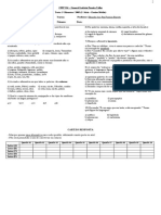 Teste 2-A 1a Sã Â Ã Â©rie MÃ Â Ã Â©dio (3o Bimestre)