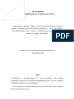 Tercera Entrega - Que Significa Conocer en Las Ciencias Sociales