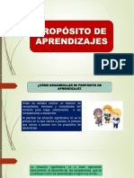 Propositos de Aprendizaje