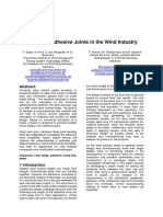 Testing of Adhesive Joints in The Wind Industry: Abstract